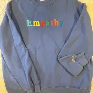 The Mayfair Group Tops Blue Empathy Crewneck Sweatshirt Poshmark